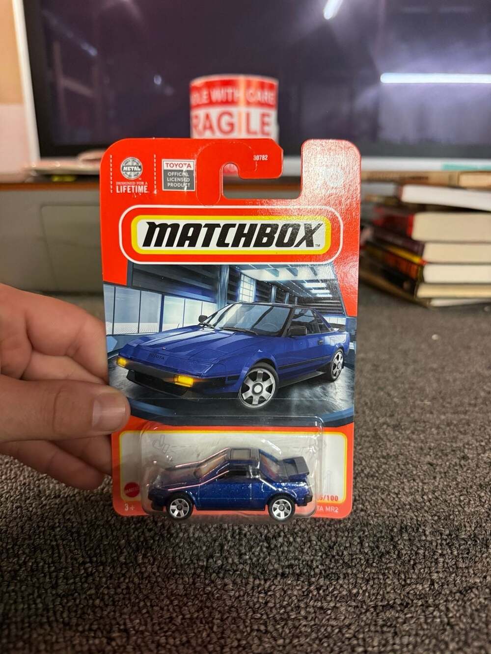 Matchbox 95/100 1984 Toyota MR2 Dark Blue Pearl